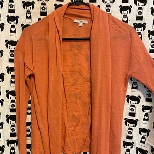 Salmon Gap Sweater See-Through Back